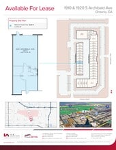 1920 S Archibald Ave, Ontario, CA à louer Plan de site– Image 1 sur 2