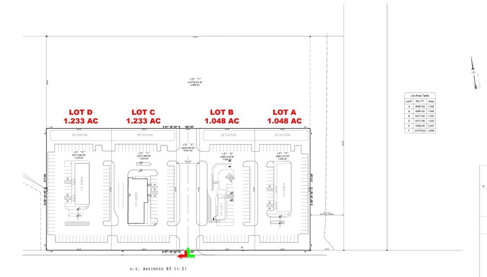 1300 Expressway 83, Donna, TX à vendre - Plan de site – Image 2 sur 2