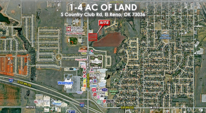 1800 S Country Club Rd, El Reno, OK à vendre Aérien– Image 1 sur 4