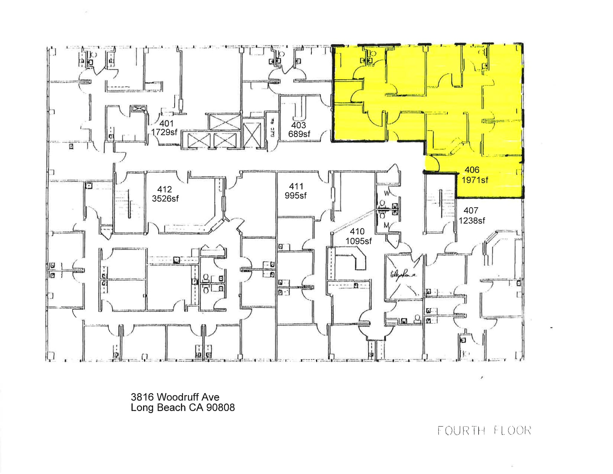 3816 Woodruff Ave, Long Beach, CA à louer Plan de site– Image 1 sur 1