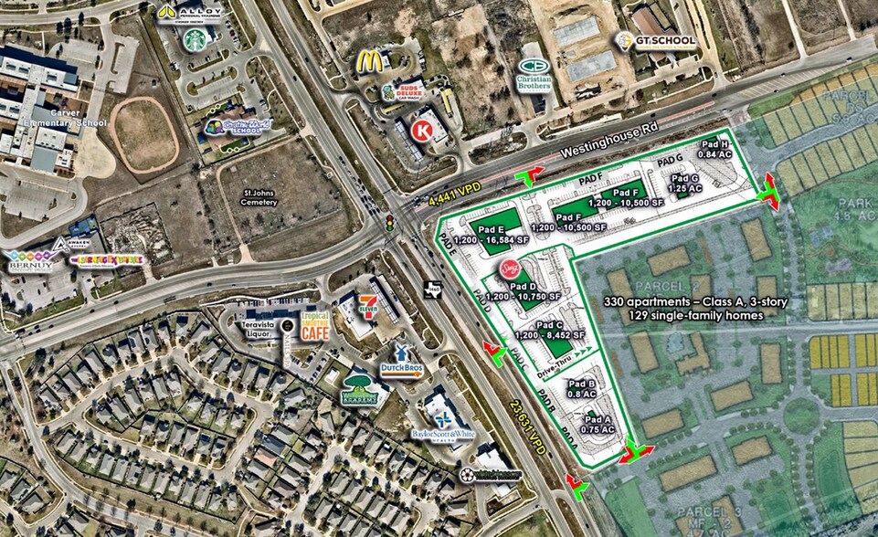 SE Corner Westinghouse Road and FM 1460, Georgetown, TX à louer - Photo de l’immeuble – Image 2 sur 5