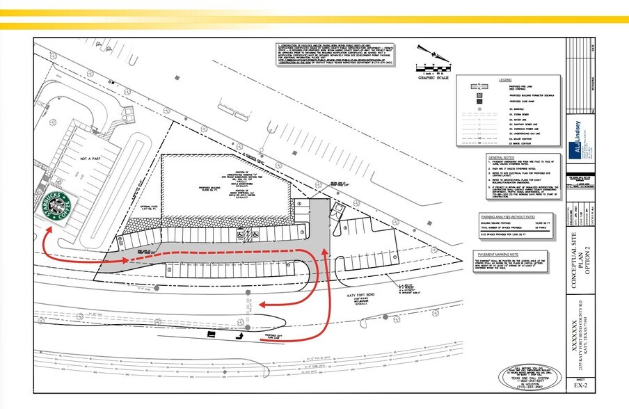 2157 Katy Fort Bend Rd, Katy, TX à louer - Plan de site – Image 2 sur 2