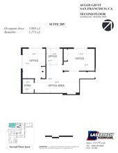 44 Gough St, San Francisco, CA à louer Plan de site– Image 1 sur 1