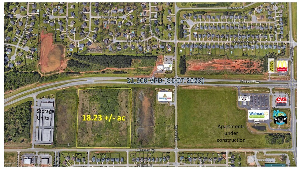 Russell Pky, Warner Robins, GA à vendre - Photo de l’immeuble – Image 1 sur 1