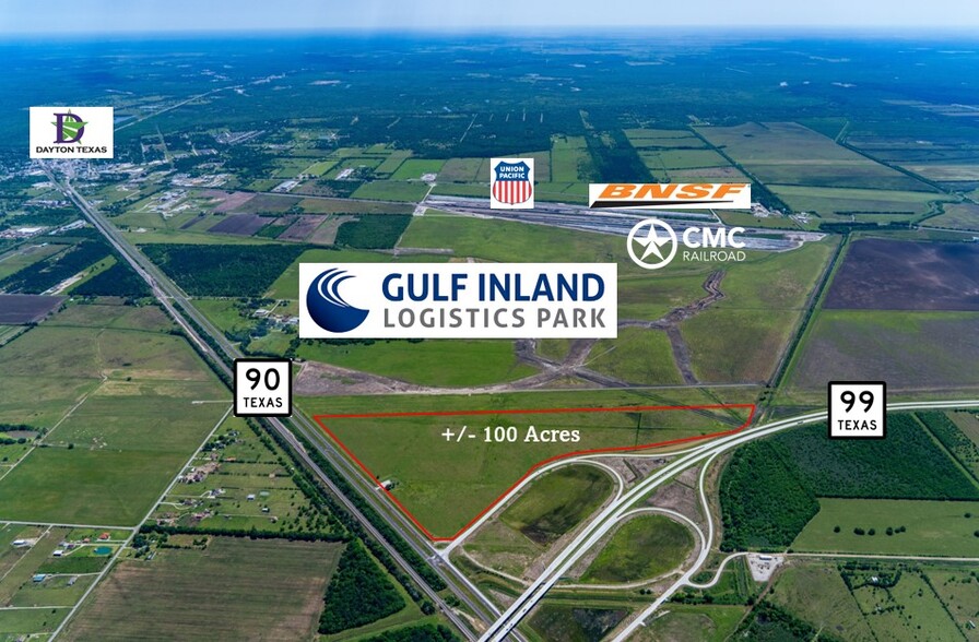 Highway 90 and Highway 99, Dayton, TX à vendre - Aérien – Image 1 sur 5