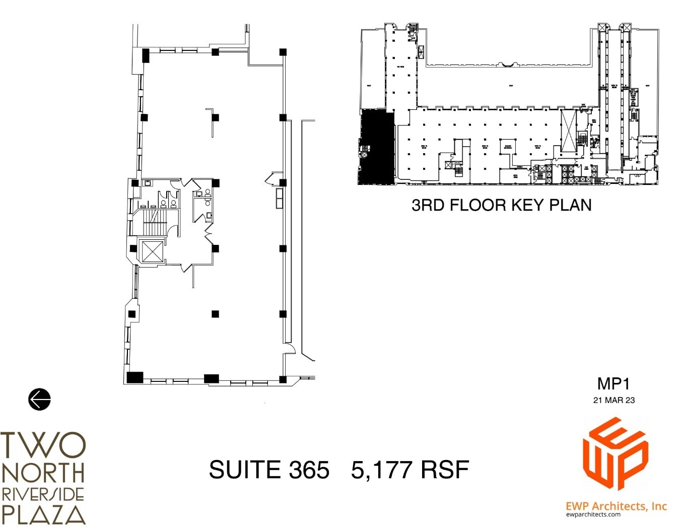 2 N Riverside Plz, Chicago, IL à louer Plan d’étage– Image 1 sur 1