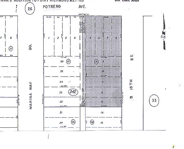 1420-1430 Potrero Ave, Richmond, CA à louer - Plan cadastral – Image 2 sur 7