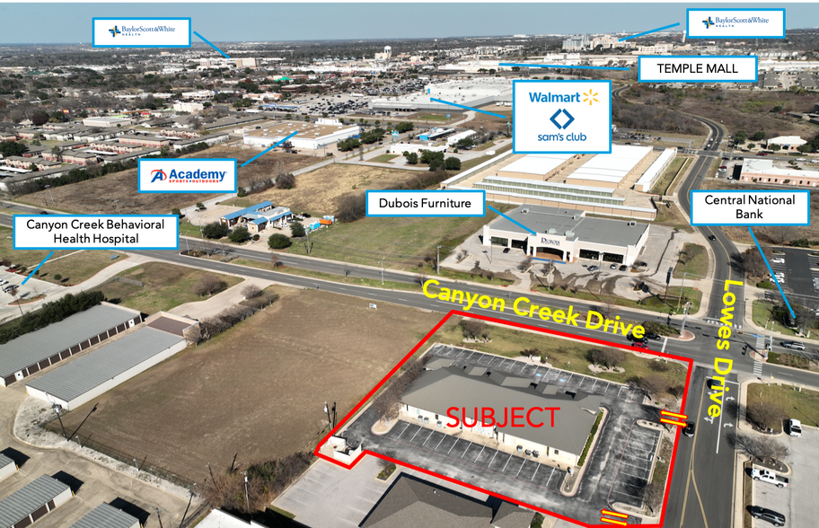 1023 Canyon Creek Dr, Temple, TX à vendre - Photo de l’immeuble – Image 2 sur 5