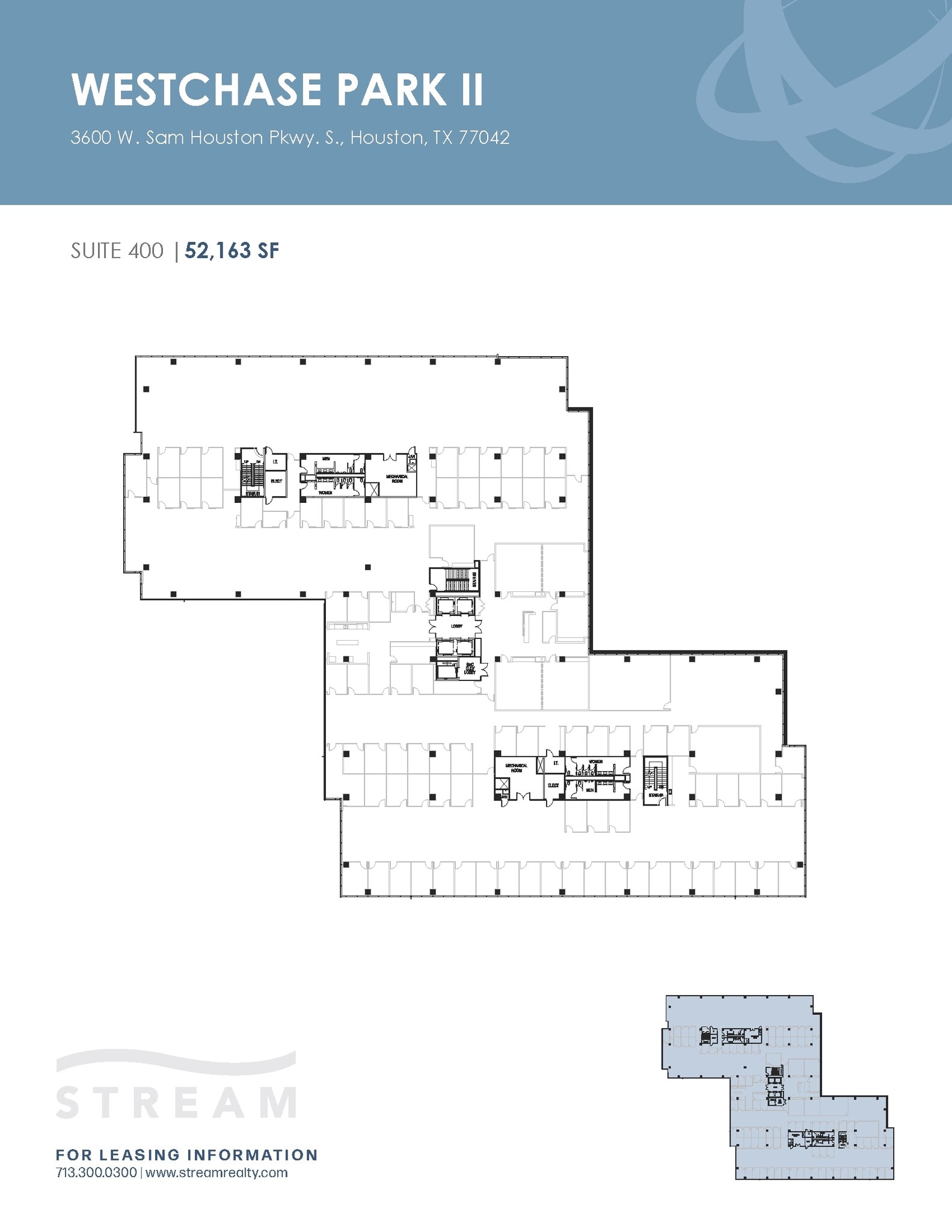 3600 W Sam Houston Pky S, Houston, TX à louer Plan d’étage– Image 1 sur 1