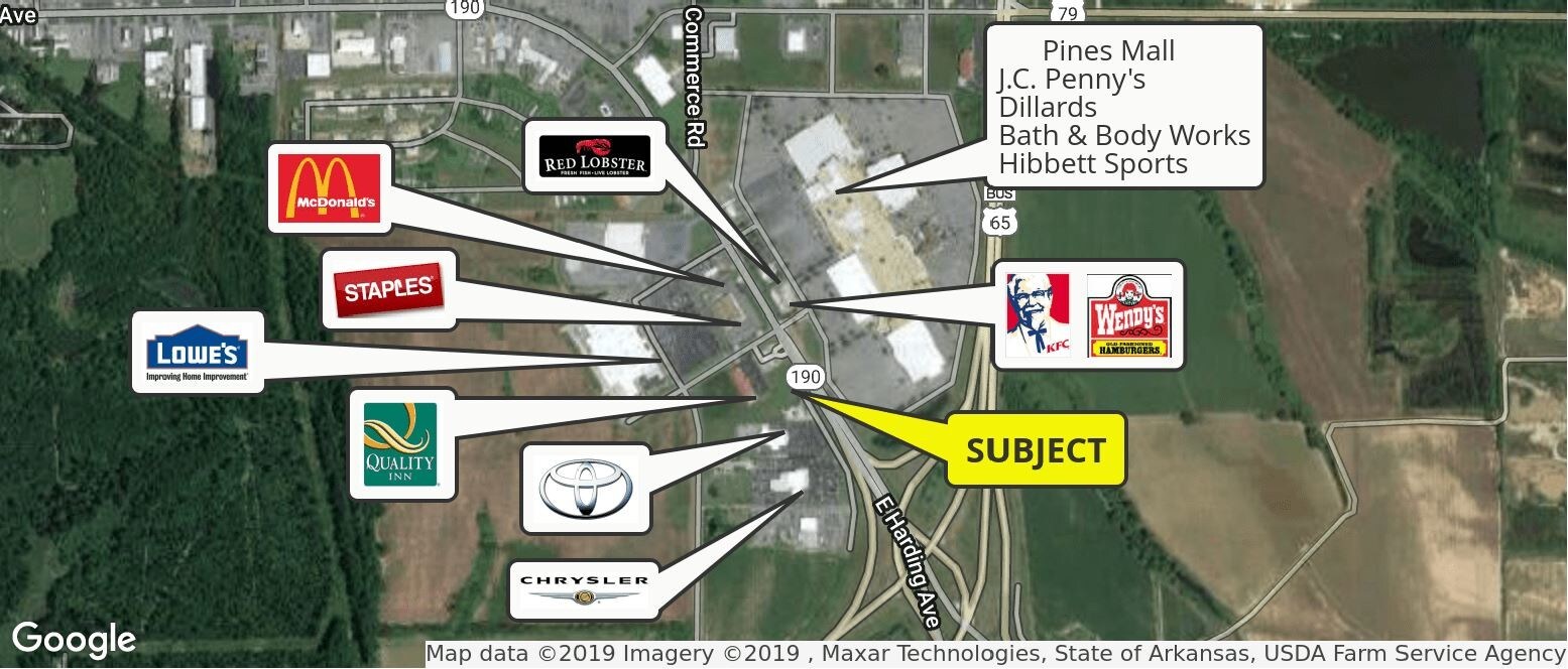 Auto Dr, Pine Bluff, AR à vendre Aérien– Image 1 sur 3