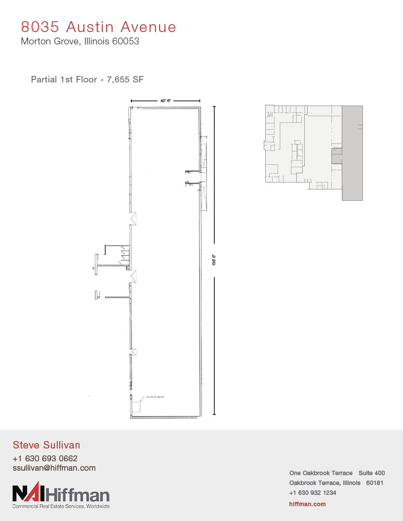 8035 Austin Ave, Morton Grove, IL à louer Plan d’étage– Image 1 sur 1