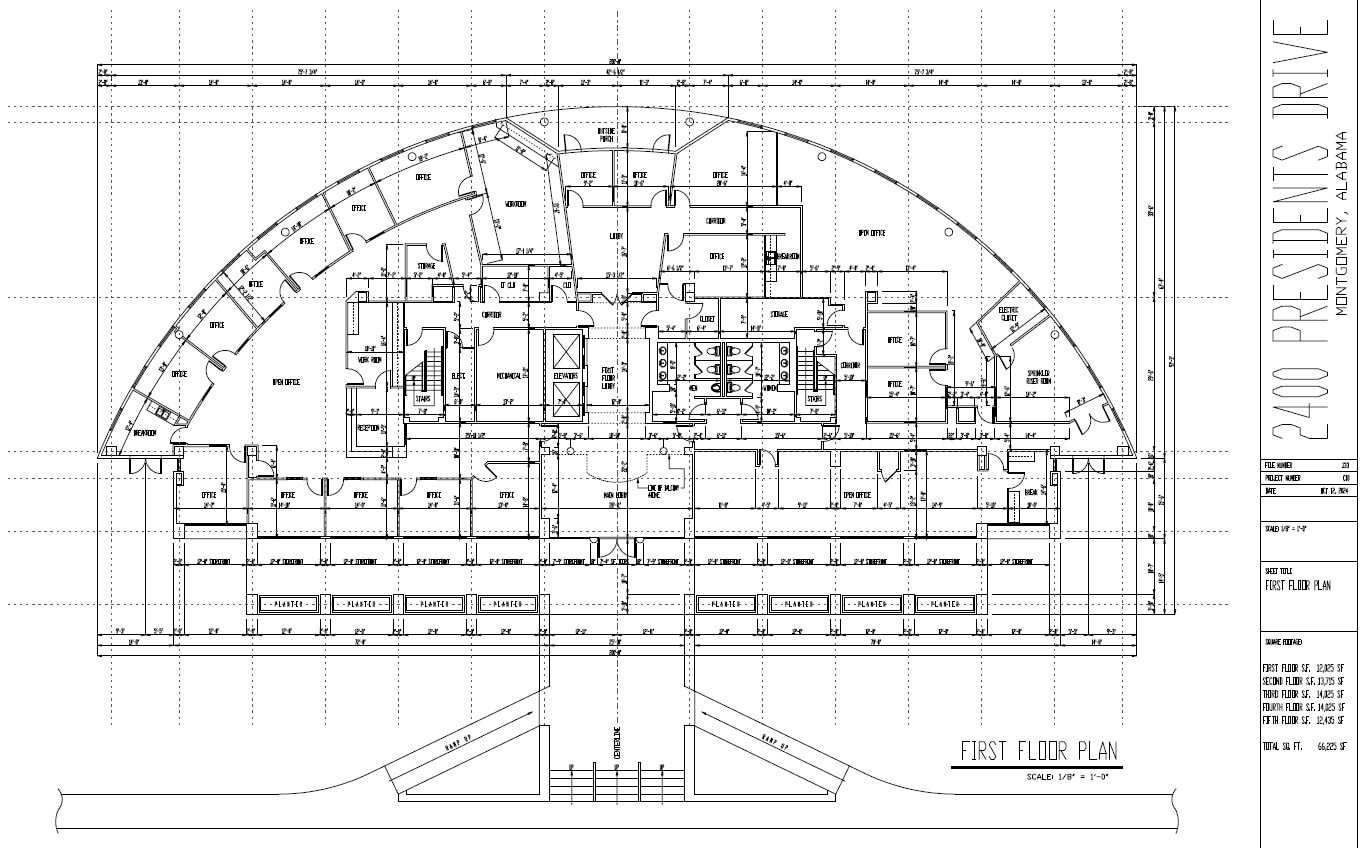 2400 Presidents Dr, Montgomery, AL à vendre Plan d’étage– Image 1 sur 1
