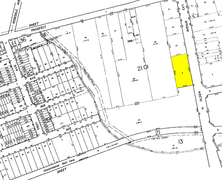 1661 N Olden Ave, Ewing, NJ à louer - Plan cadastral – Image 2 sur 3