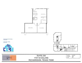 1701 N Collins Blvd, Richardson, TX à louer Plan d’étage– Image 1 sur 1