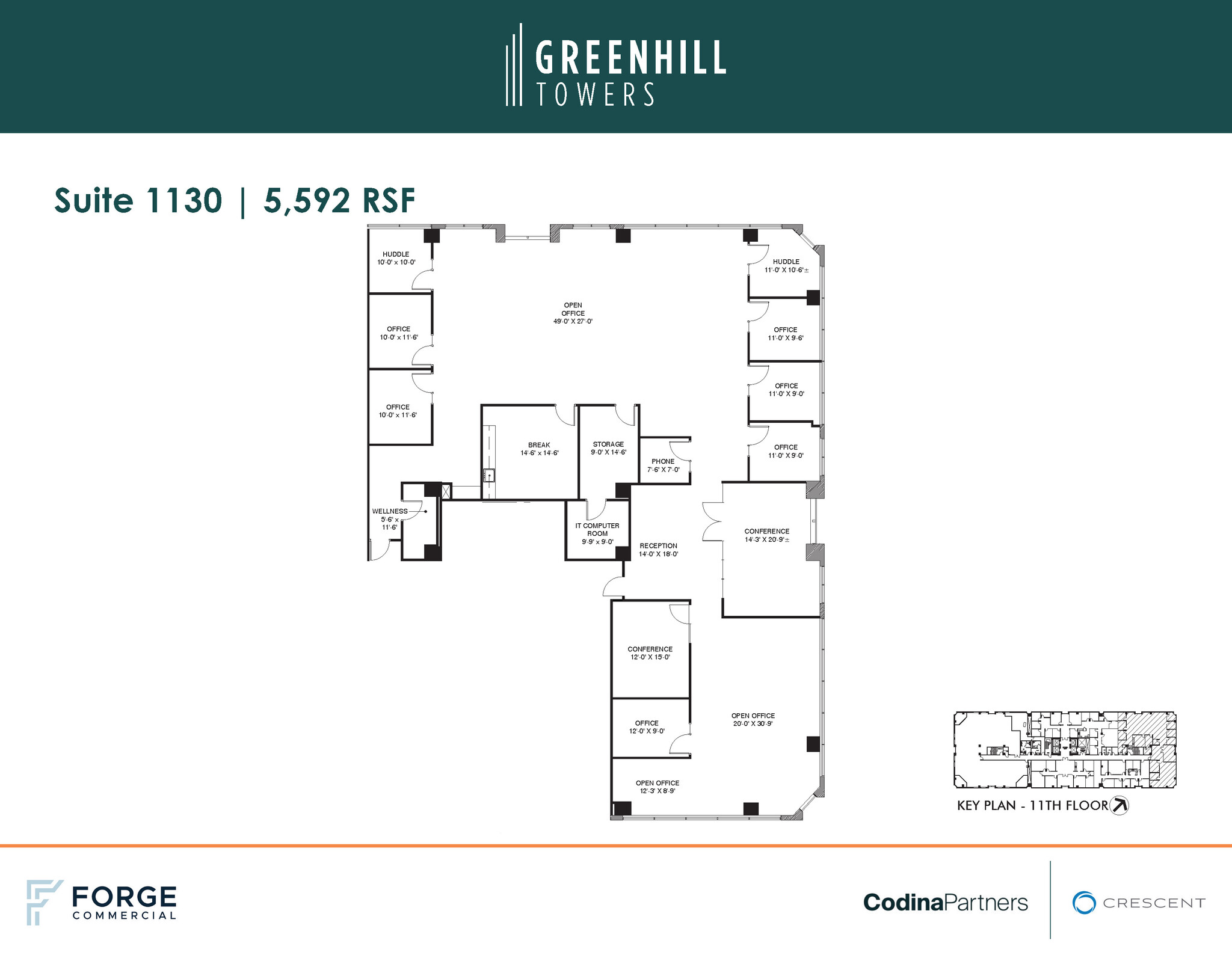 14131 Midway Rd, Addison, TX à louer Plan d’étage– Image 1 sur 1