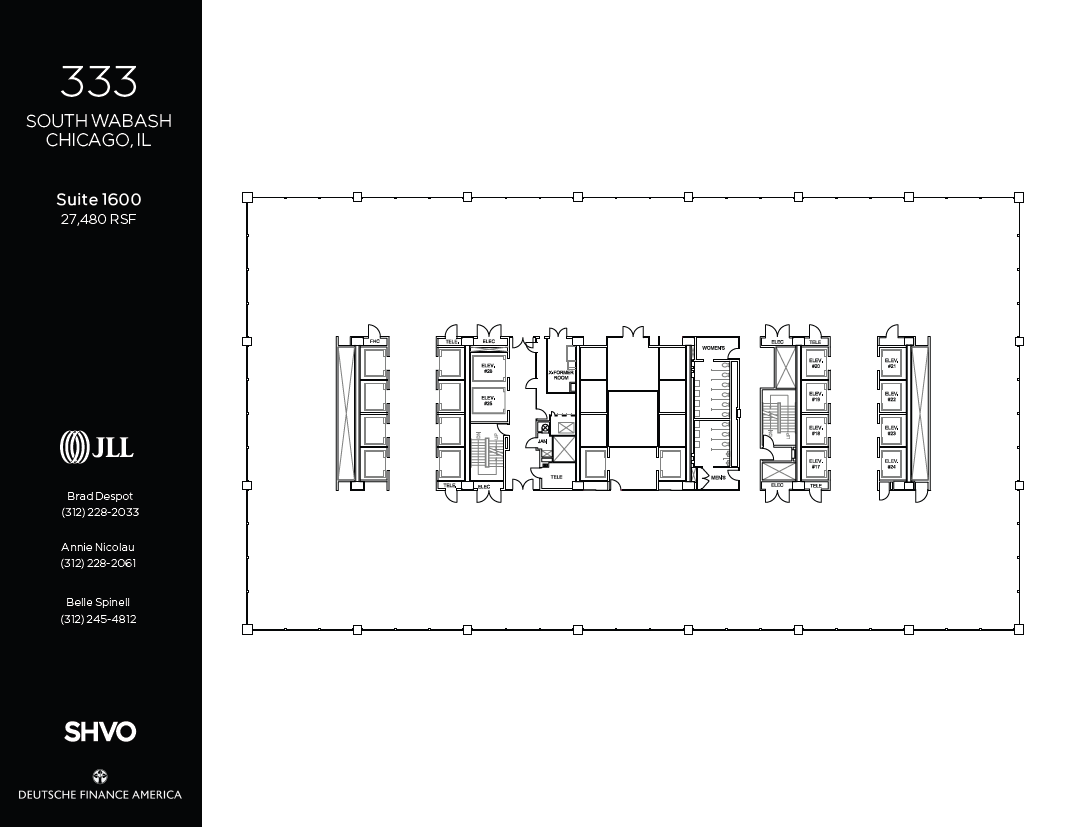 333 S Wabash Ave, Chicago, IL à louer Plan d’étage– Image 1 sur 1