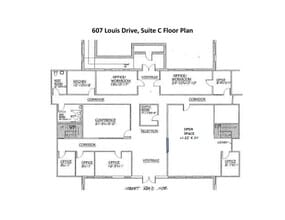 607 Louis Dr, Warminster, PA à louer Plan d’étage– Image 1 sur 1