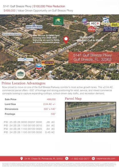 5141 Gulf Breeze Pky, Gulf Breeze, FL à vendre - Photo de l’immeuble – Image 3 sur 4