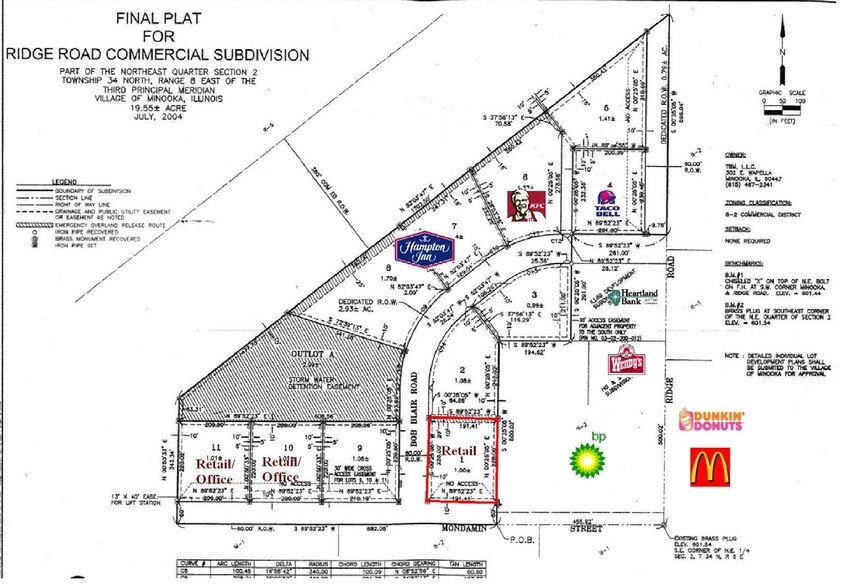 Bob Blair Rd, Minooka, IL à vendre - Plan cadastral – Image 2 sur 3