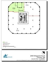2001 Sheppard Ave E, Toronto, ON à louer Plan d’étage– Image 1 sur 1