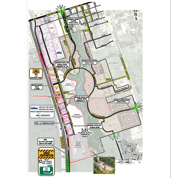 I-45 & FM 1097, Willis, TX à vendre - Plan de site – Image 3 sur 5