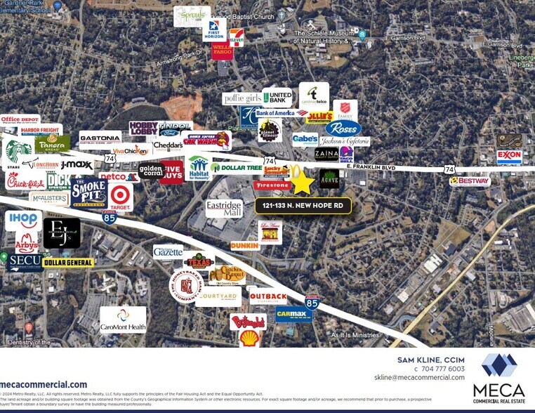 121 N New Hope Rd, Gastonia, NC à louer - Photo de l’immeuble – Image 2 sur 4