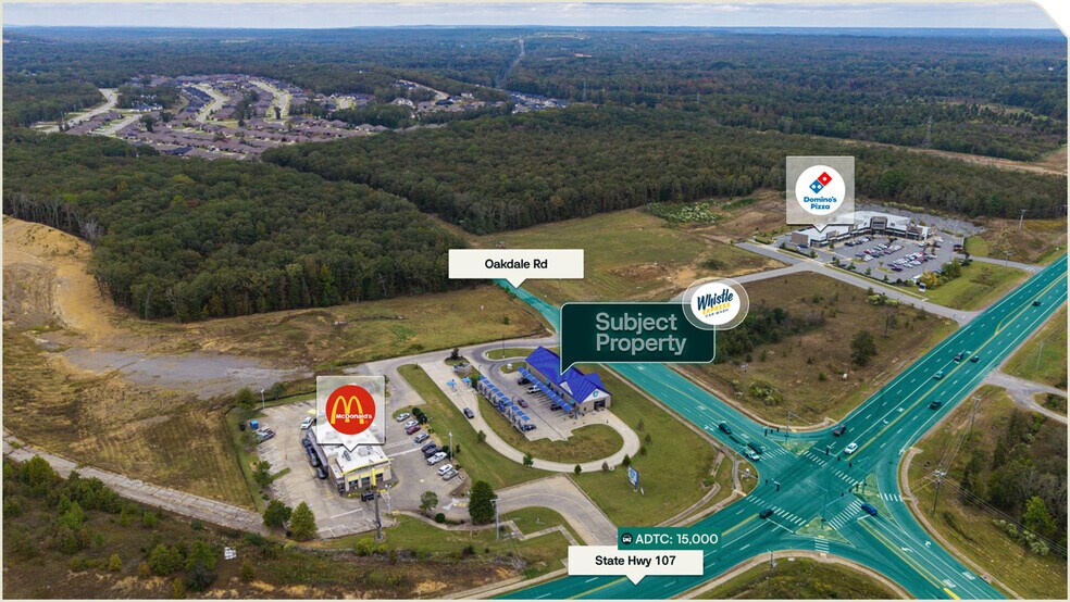 8451 Oakdale Rd, North Little Rock, AR à vendre - Aérien – Image 2 sur 3