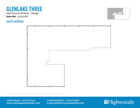 4300 Edwards Mill Rd, Raleigh, NC à louer Plan d’étage– Image 1 sur 1