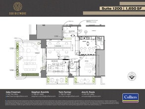 550 Biltmore Way, Coral Gables, FL à louer Plan d’étage– Image 1 sur 6