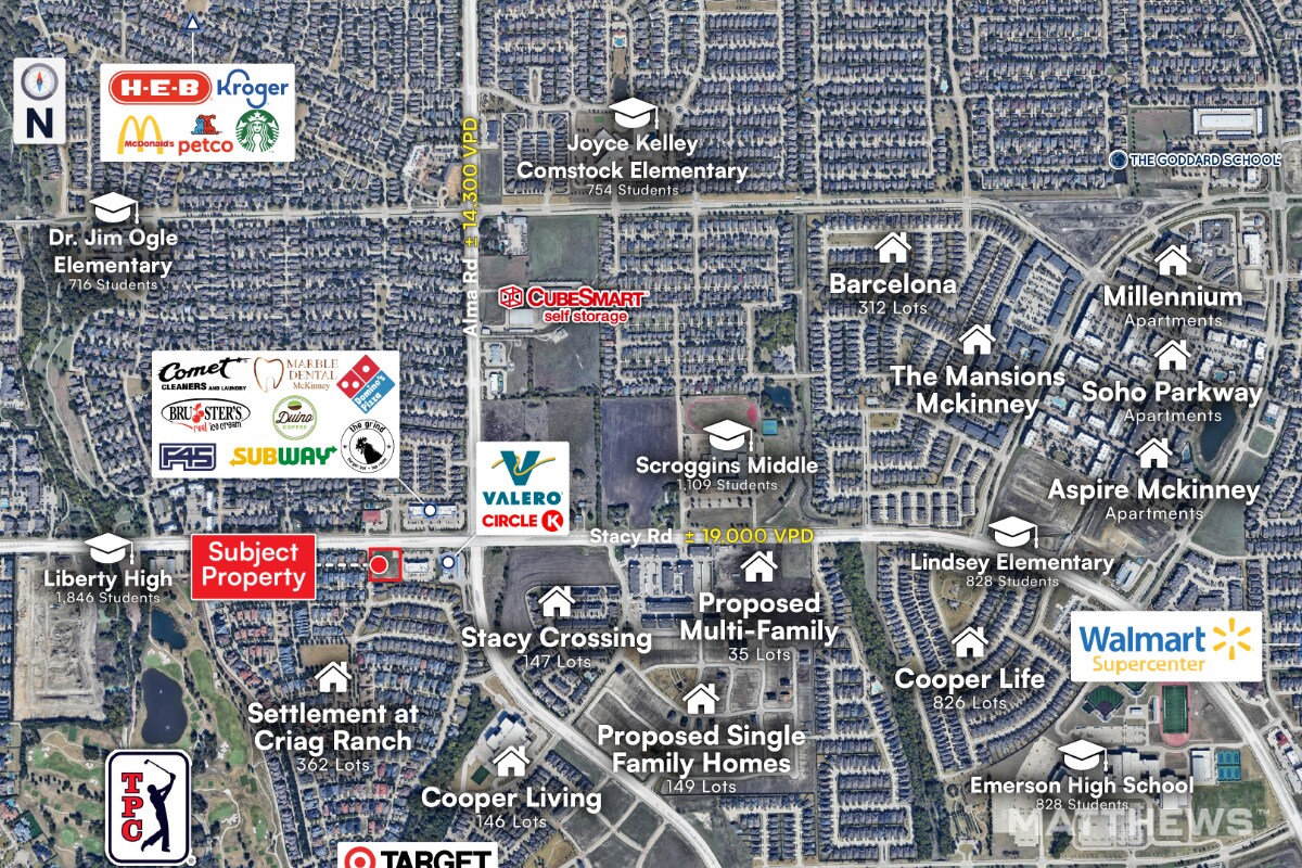 7817 Stacy Rd, McKinney, TX à louer Carte– Image 1 sur 3