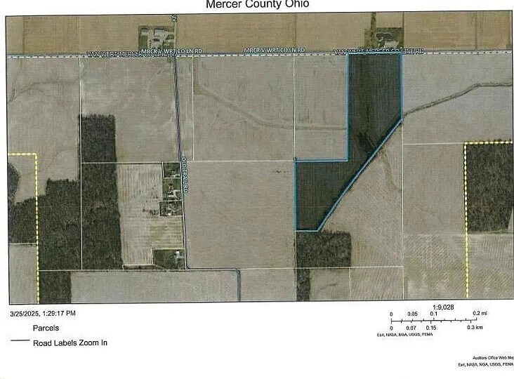 0 Mercer Van Wert County Line Rd, Rockford, OH à vendre - Photo principale – Image 1 sur 1