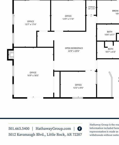 310 Executive Ct, Little Rock, AR à vendre - Plan d’étage – Image 3 sur 7