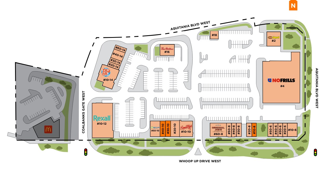 100 Aquitania Blvd W, Lethbridge, AB à louer Plan de site– Image 1 sur 1