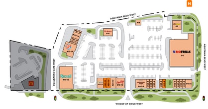 100 Aquitania Blvd W, Lethbridge, AB à louer Plan de site– Image 1 sur 1