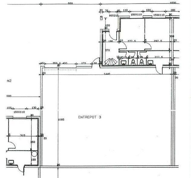 Local d’activités dans Genas à louer - Plan d’étage – Image 2 sur 2