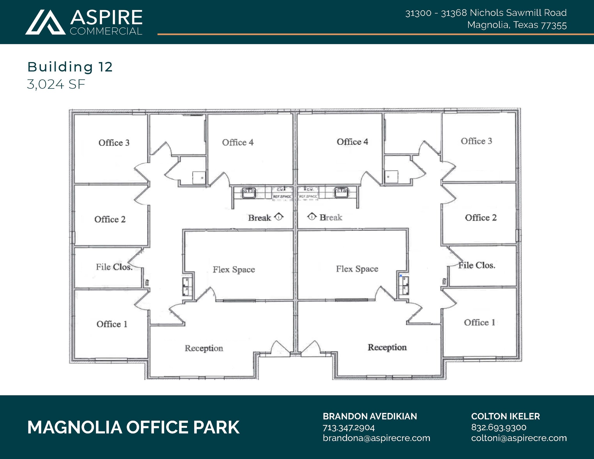 31368 Nichols Sawmill Rd, Magnolia, TX à louer Plan d’étage– Image 1 sur 2