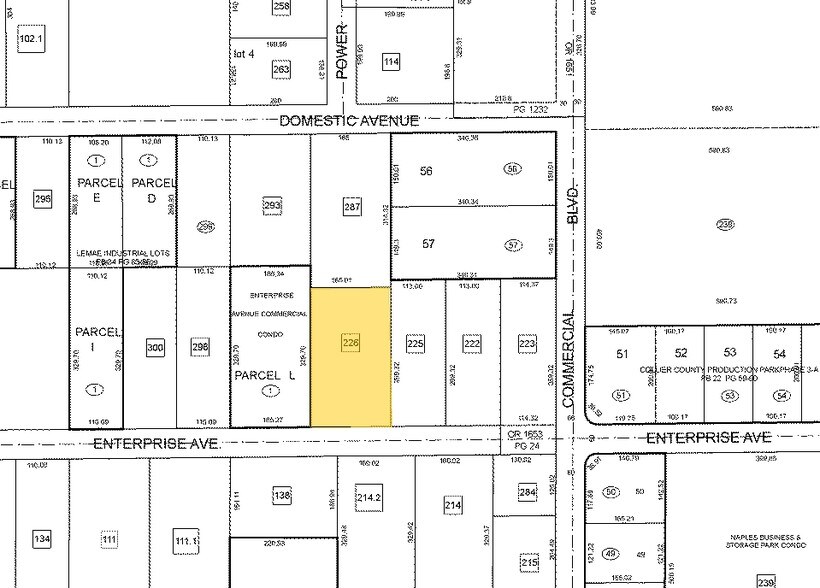 4573 Enterprise Ave, Naples, FL à louer - Plan cadastral – Image 2 sur 24