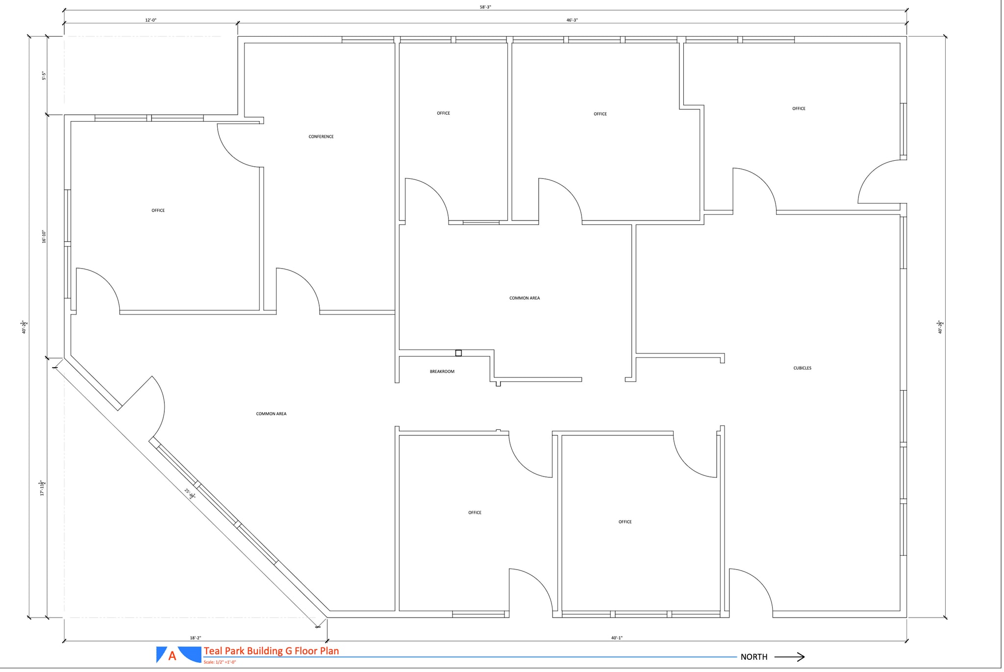 5441 Fair Oaks Blvd, Carmichael, CA à louer Plan d’étage– Image 1 sur 1