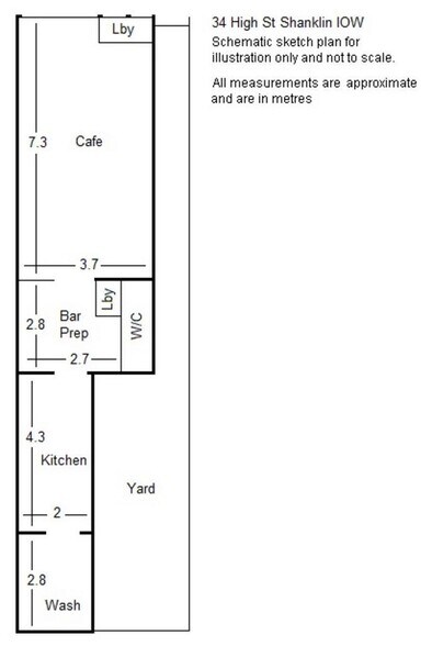 34 High St, Shanklin à vendre - Plan d’étage – Image 2 sur 3