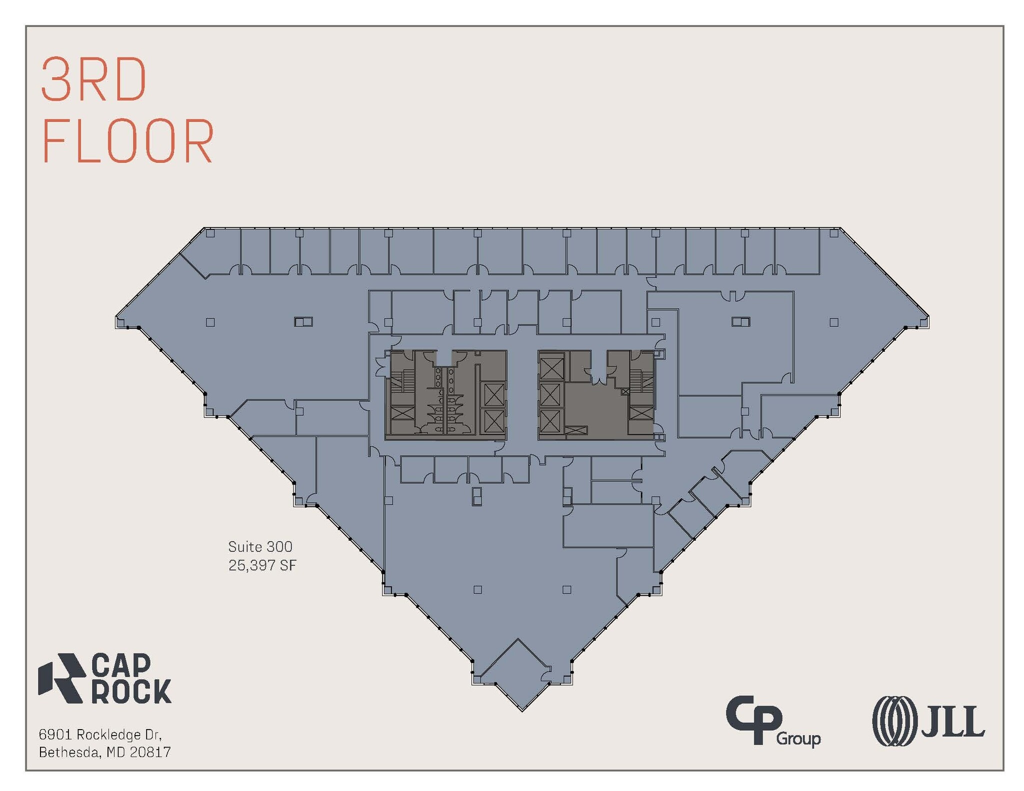 6903 Rockledge Dr, Bethesda, MD à louer Plan d’étage– Image 1 sur 1