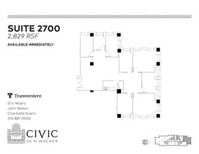 20 N Wacker Dr, Chicago, IL à louer Plan d’étage– Image 1 sur 1