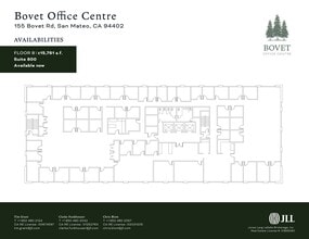 155 Bovet Rd, San Mateo, CA à louer Plan de site– Image 1 sur 1