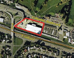 3400 NE Columbia Blvd, Portland, OR - Vue aérienne vue de carte