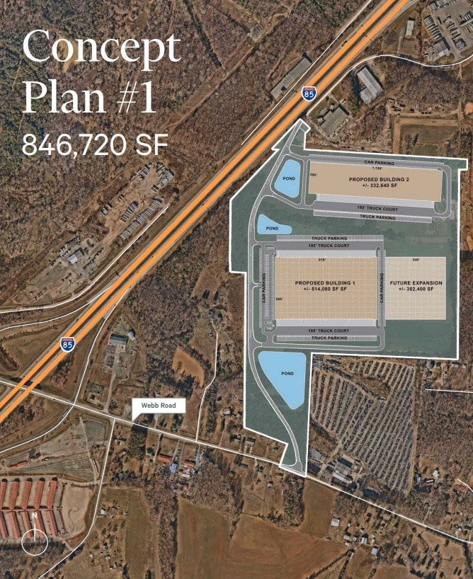 1206 Webb Rd, Salisbury, NC à louer Plan de site– Image 1 sur 1