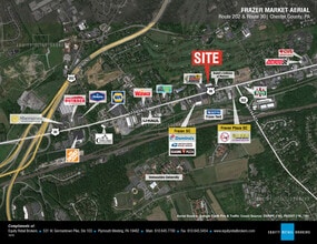 477 Lancaster Ave, Frazer, PA - VUE AÉRIENNE  vue de carte