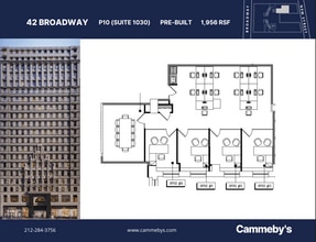 42 Broadway, New York, NY à louer Plan d’étage– Image 1 sur 1