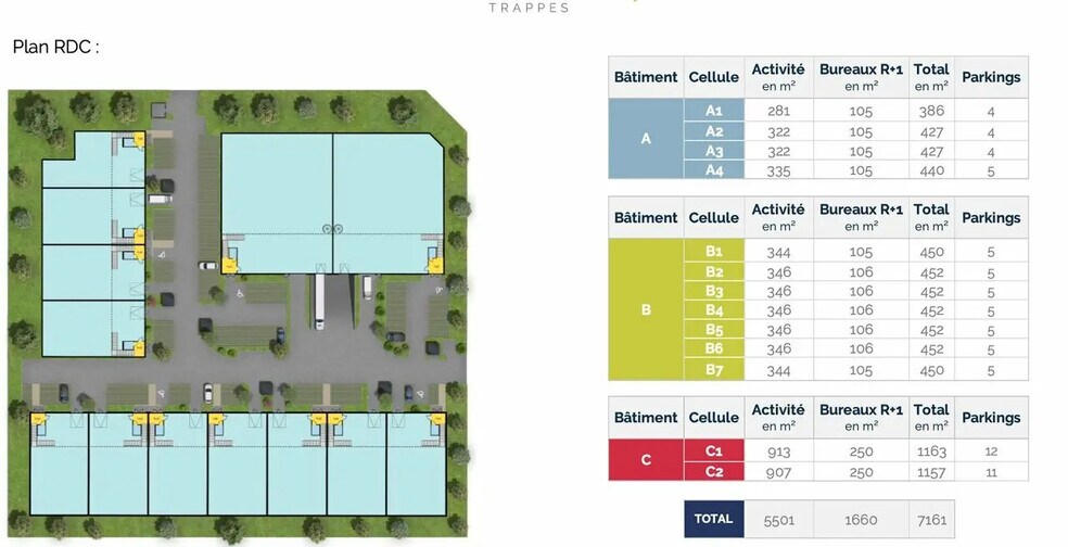 Local d’activités dans Trappes à louer - Plan de site – Image 2 sur 13