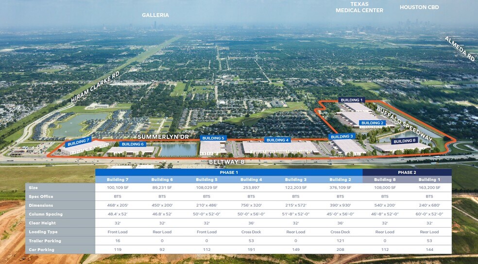 15510 Buffalo Speedway, Houston, TX à vendre - Aérien – Image 2 sur 6