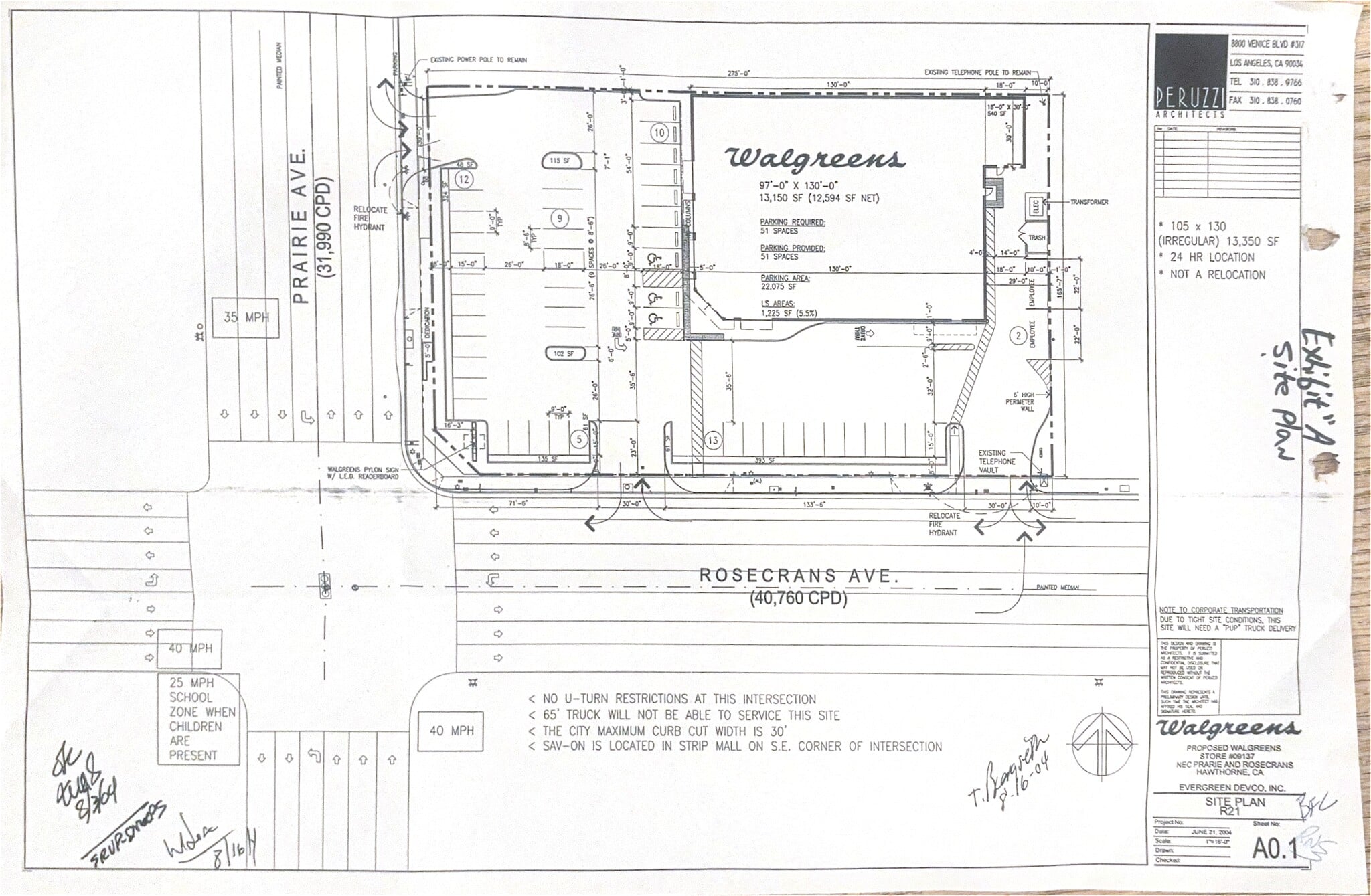 14250 Prairie Ave, Hawthorne, CA à louer Plan de site– Image 1 sur 1