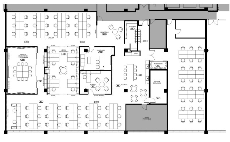 5605 Av De Gaspé, Montréal, QC à louer Plan d’étage– Image 1 sur 1